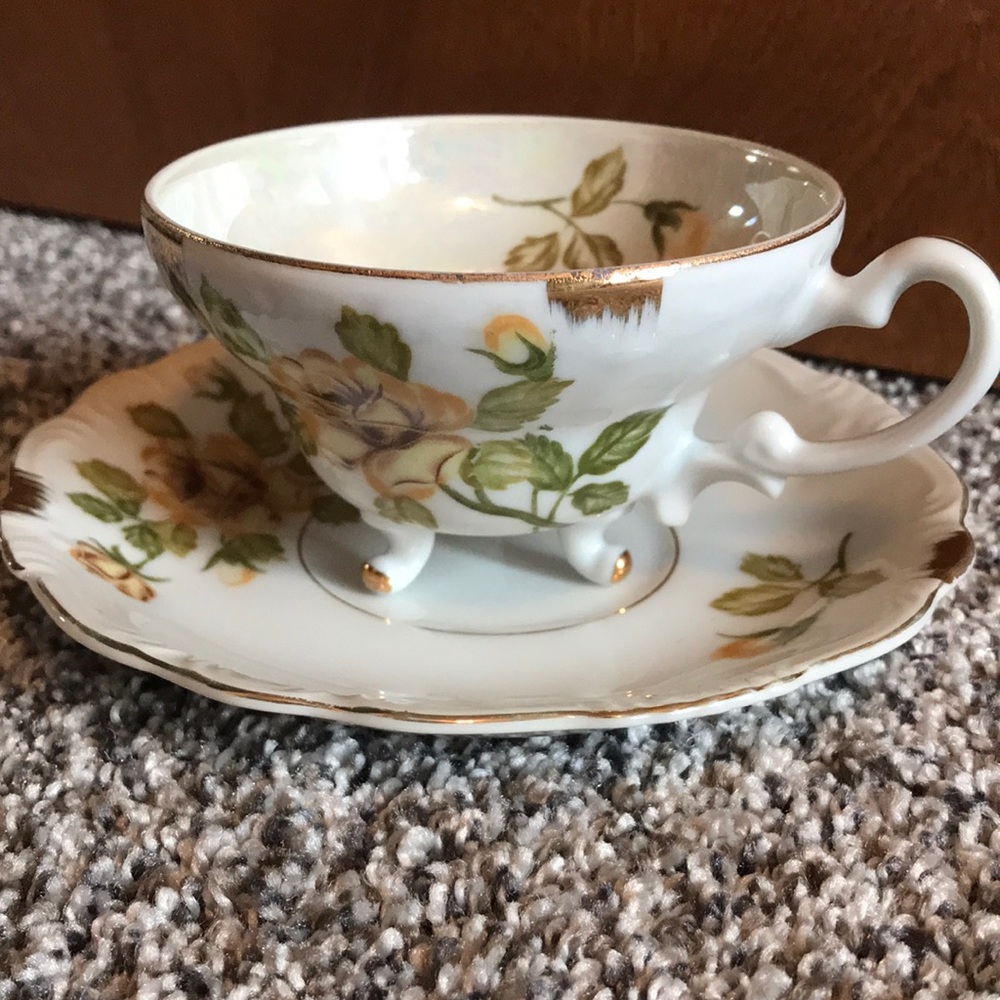 🍀 Lefton China Cup & Saucer